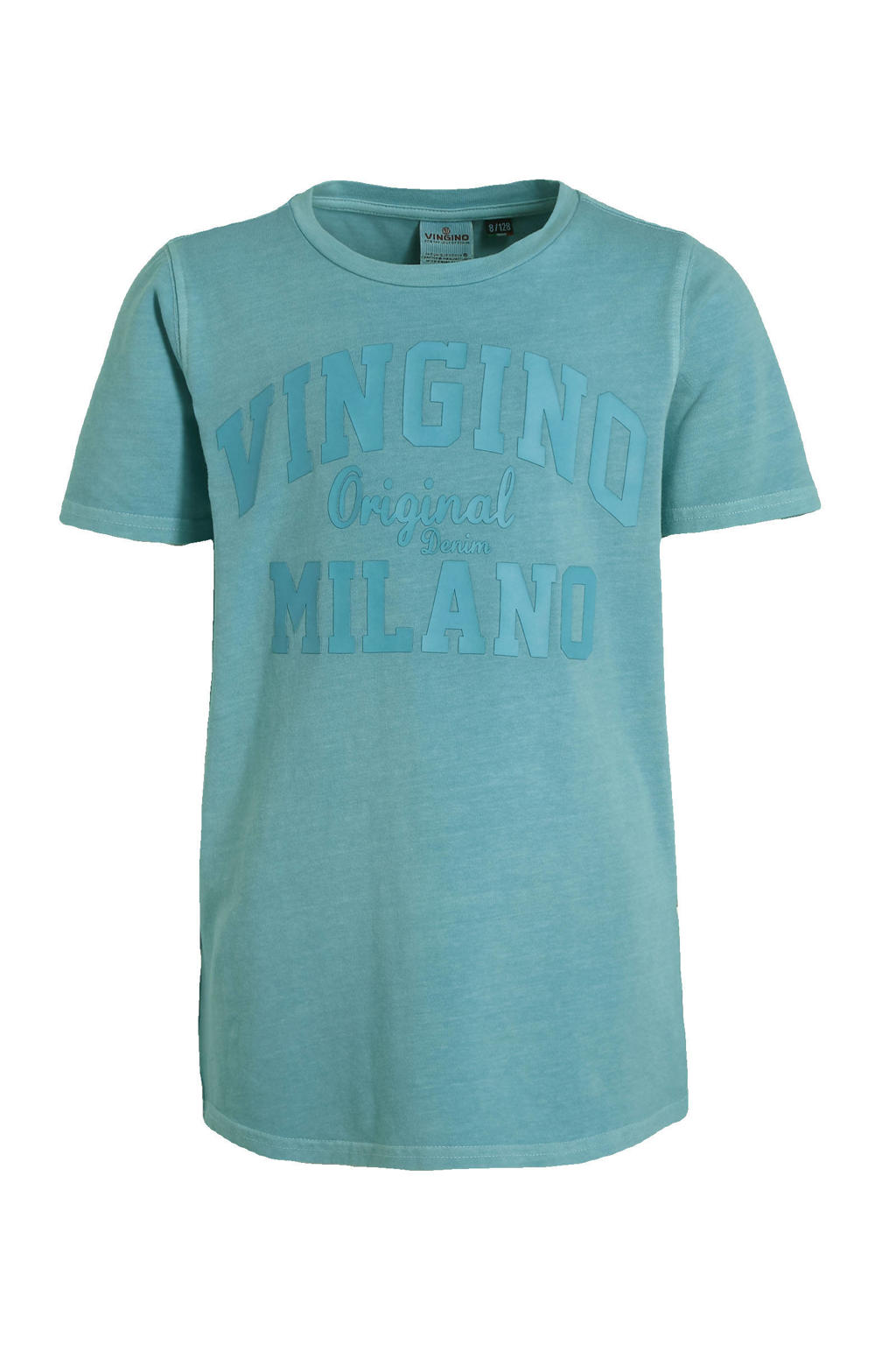 Vingino Essentials T-shirt met logo zeeblauw