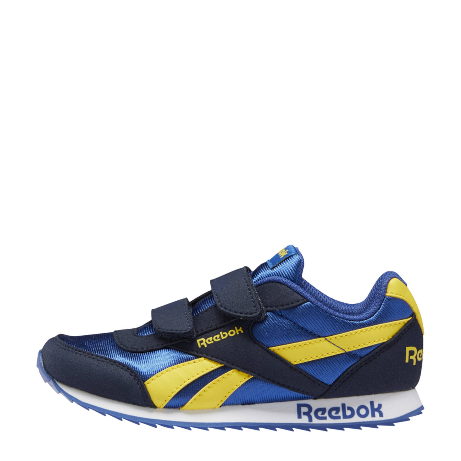 Reebok Classics Royal Classic Jogger 2 sneakers donkerblauw/blauw/geel |  wehkamp