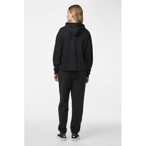 PIECES high waist regular fit sweatpants PCCHILLI zwart afbeelding