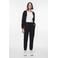 PIECES high waist regular fit sweatpants PCCHILLI zwart