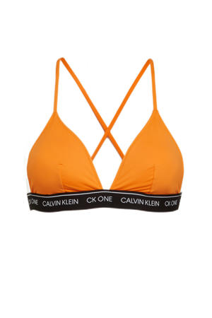 triangel bikinitopje oranje