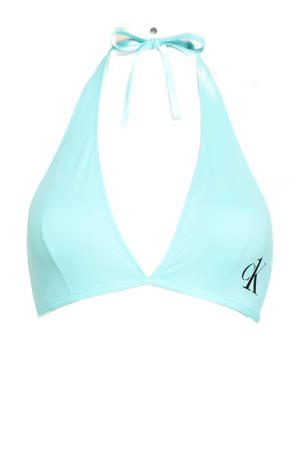 halter bikinitop lichtblauw