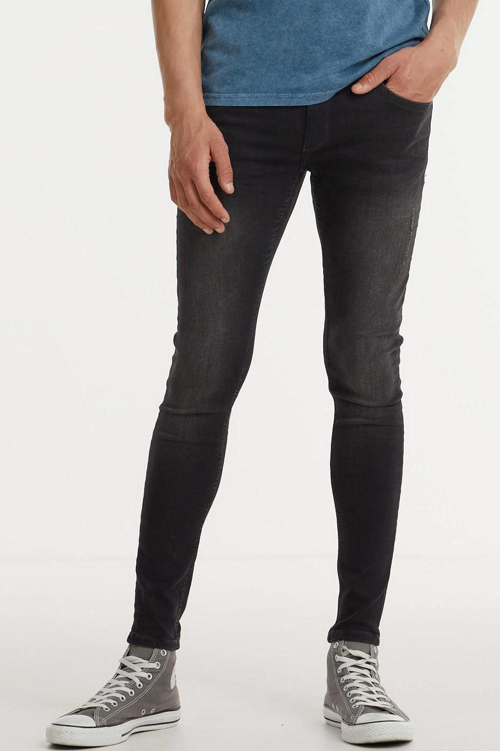Purewhite super skinny jeans The Dylan W0542 zwart