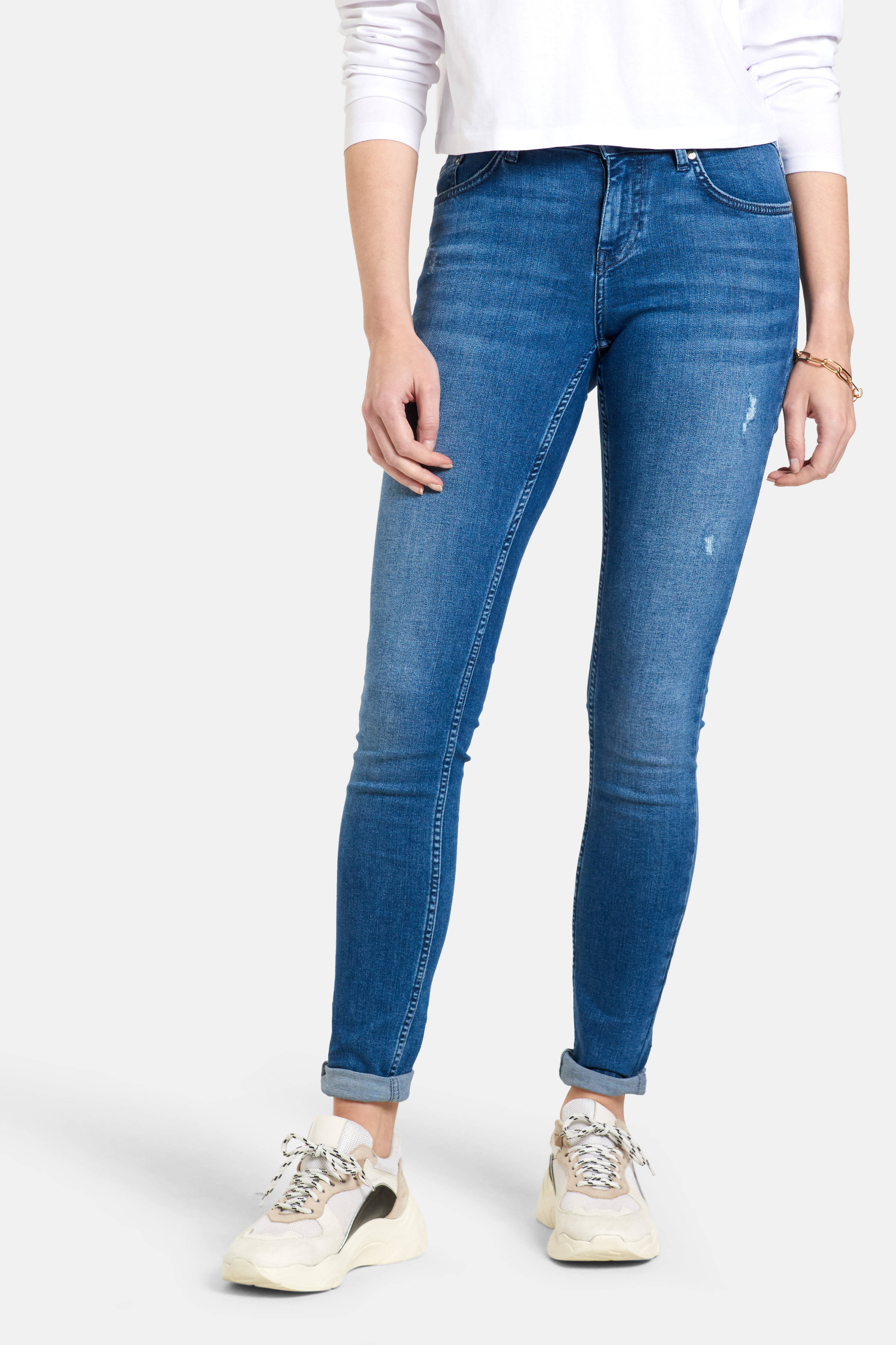 Shoeby Eksept skinny jeans Eline L32 mediumstone | wehkamp
