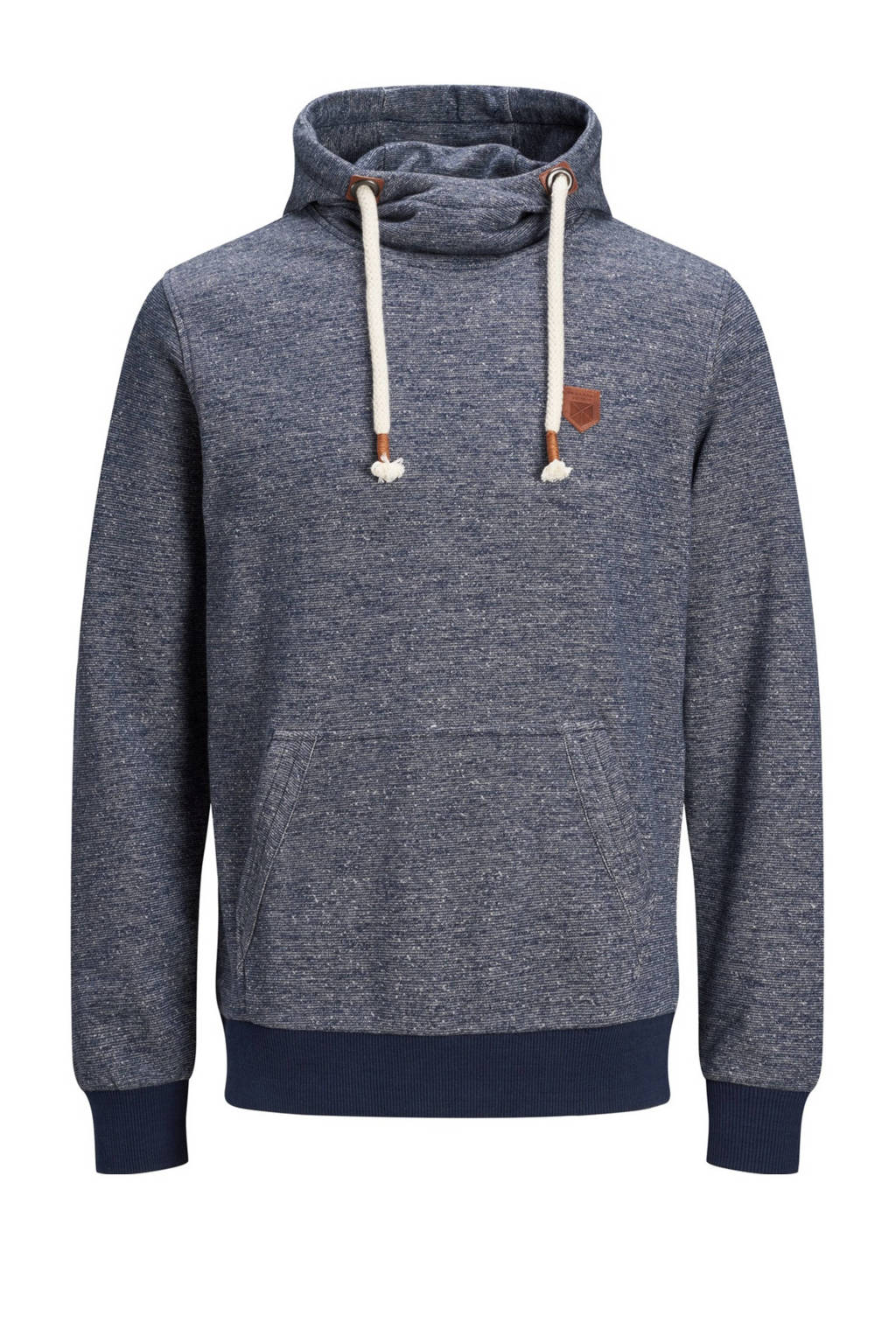 JACK & JONES PREMIUM gemêleerde hoodie blauw, Blauw