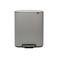 Brabantia Brabantia Bo Pedaalemmer, met 2 binnenemmers, 2 x 30 liter - Mineral Concrete Grey