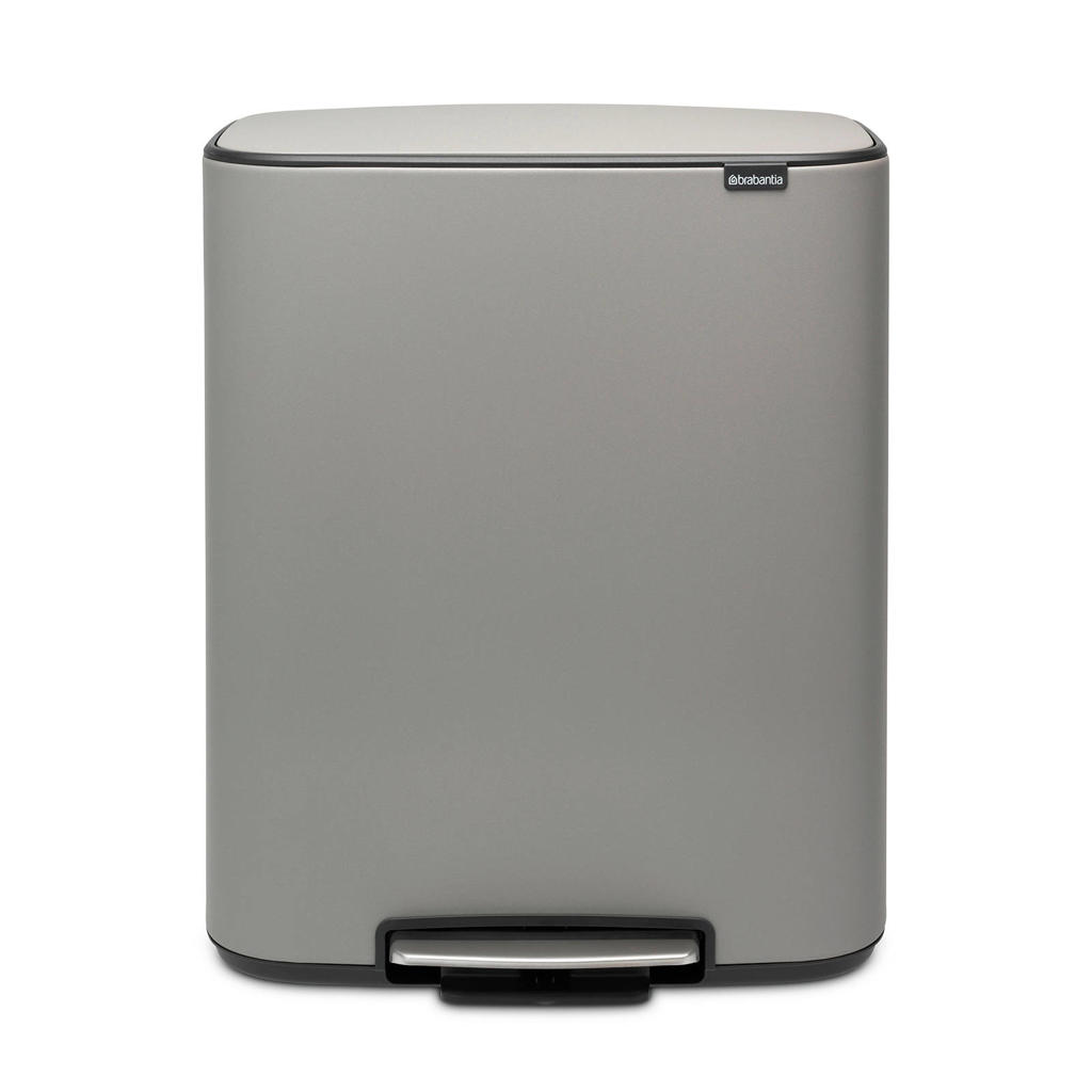 Brabantia pedaalemmer (2x30L) met 2 kunststof binnenemmer