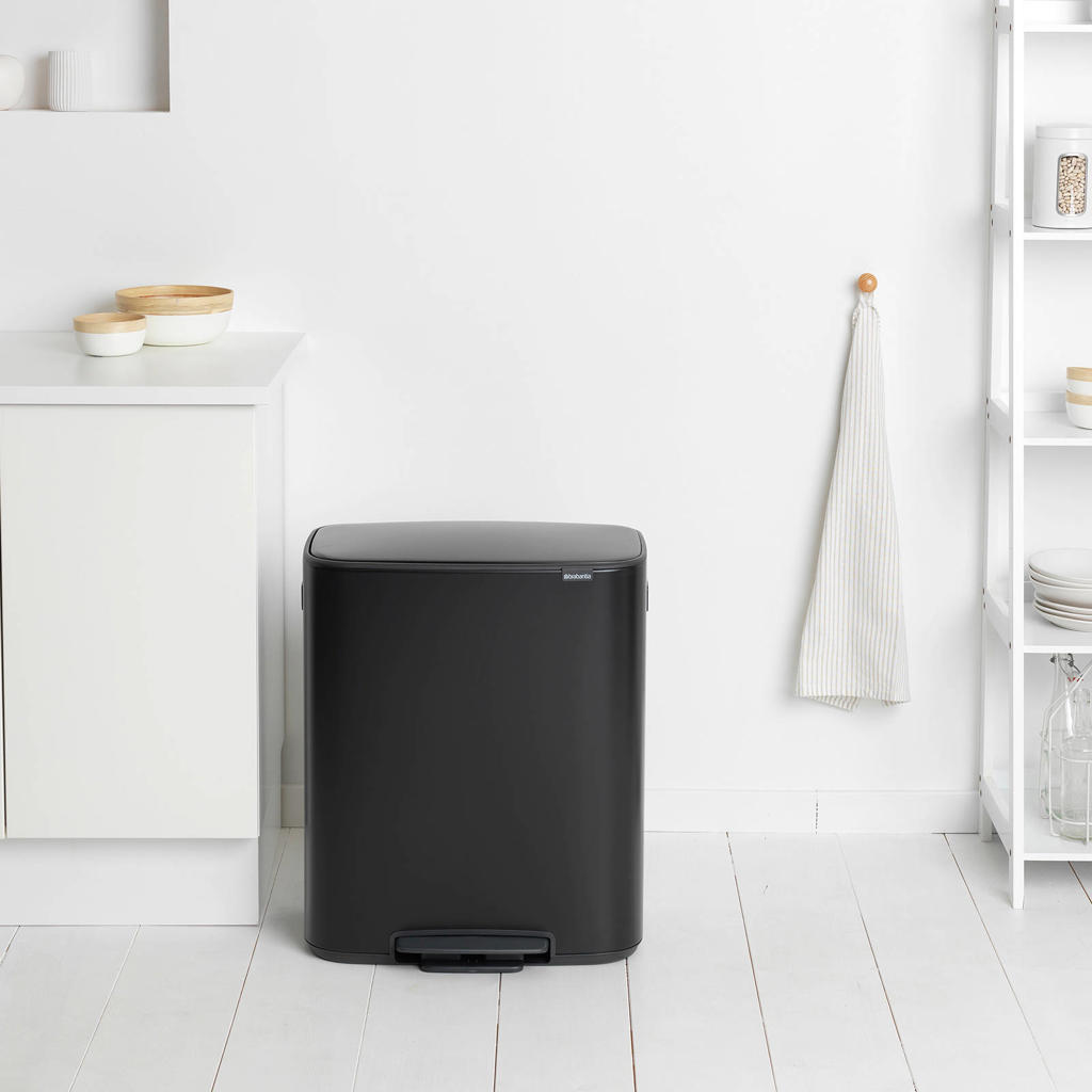 Brabantia Bo prullenbak (60L) wehkamp