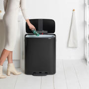 thumbnail: Brabantia Bo Prullenbak - 60 l - Matt Black