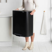 thumbnail: Brabantia Bo Prullenbak - 60 l - Matt Black