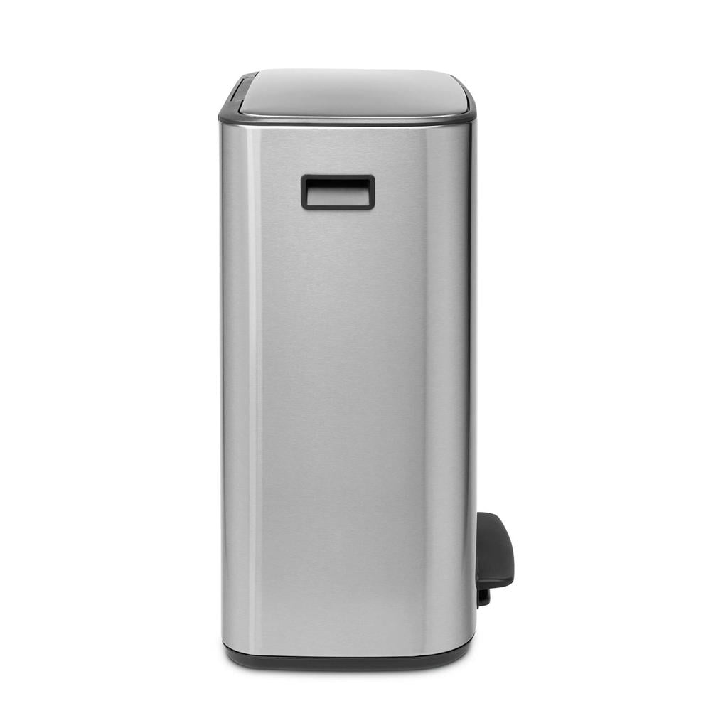 Brabantia Brabantia Bo Pedaalemmer, met 2 binnenemmers, 2 x 30 liter - Matt Steel Fingerprint Proof