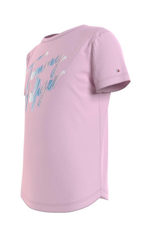 T-shirt van biologisch katoen roze