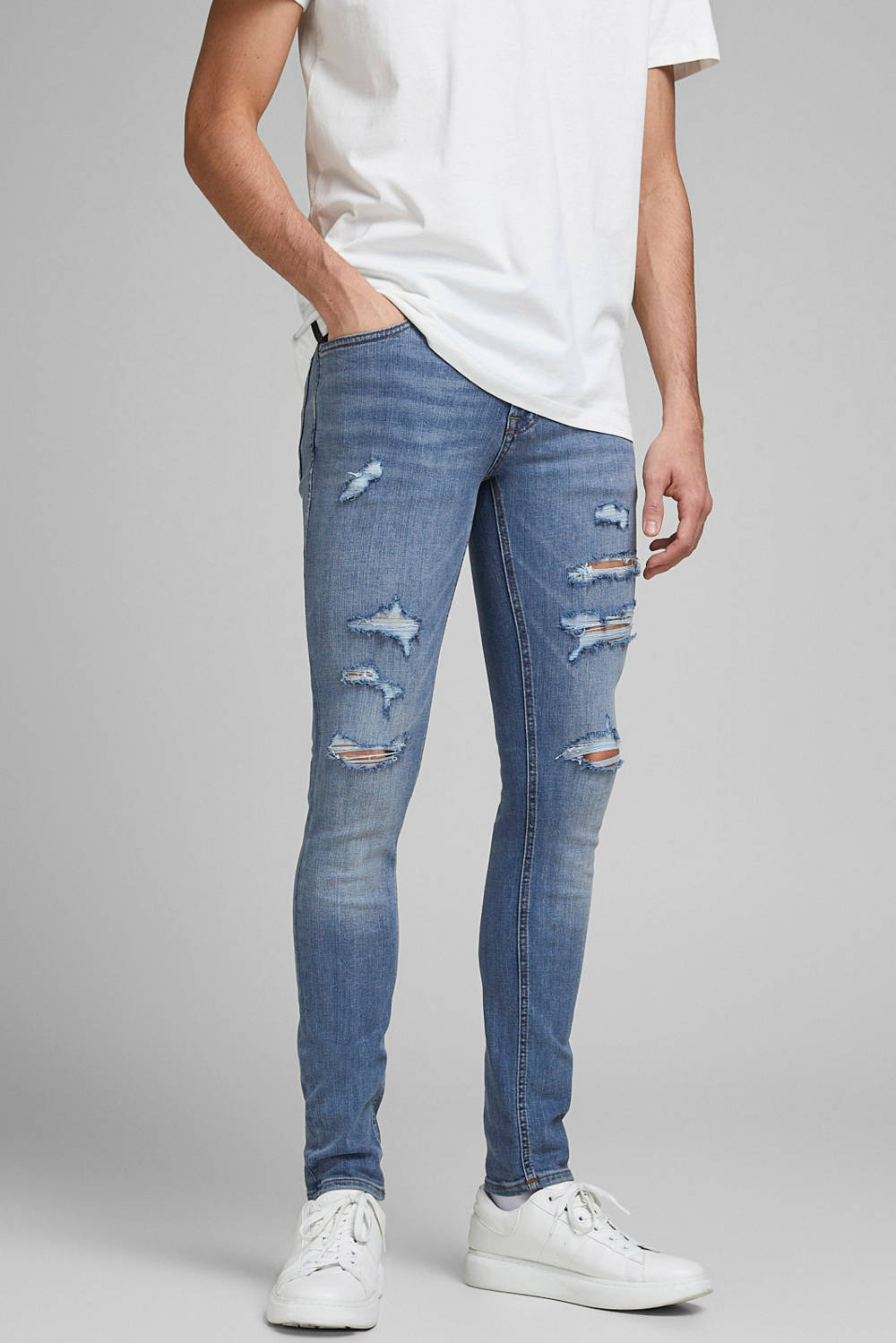 Dames Kleding voor voor heren Jeans voor heren Skinny jeans Jack & Jones Denim Skinny Jeans in het Blauw 