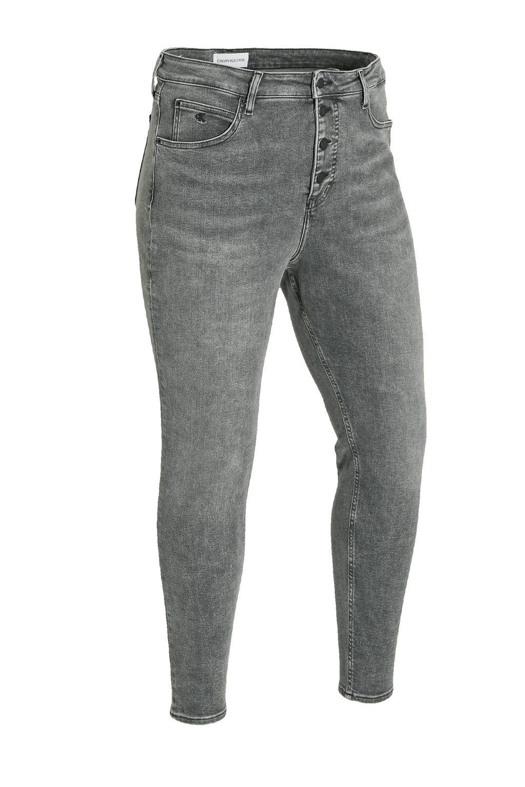 CALVIN KLEIN Plus high waist skinny jeans 1bz denim grey, 1BZ Denim Grey