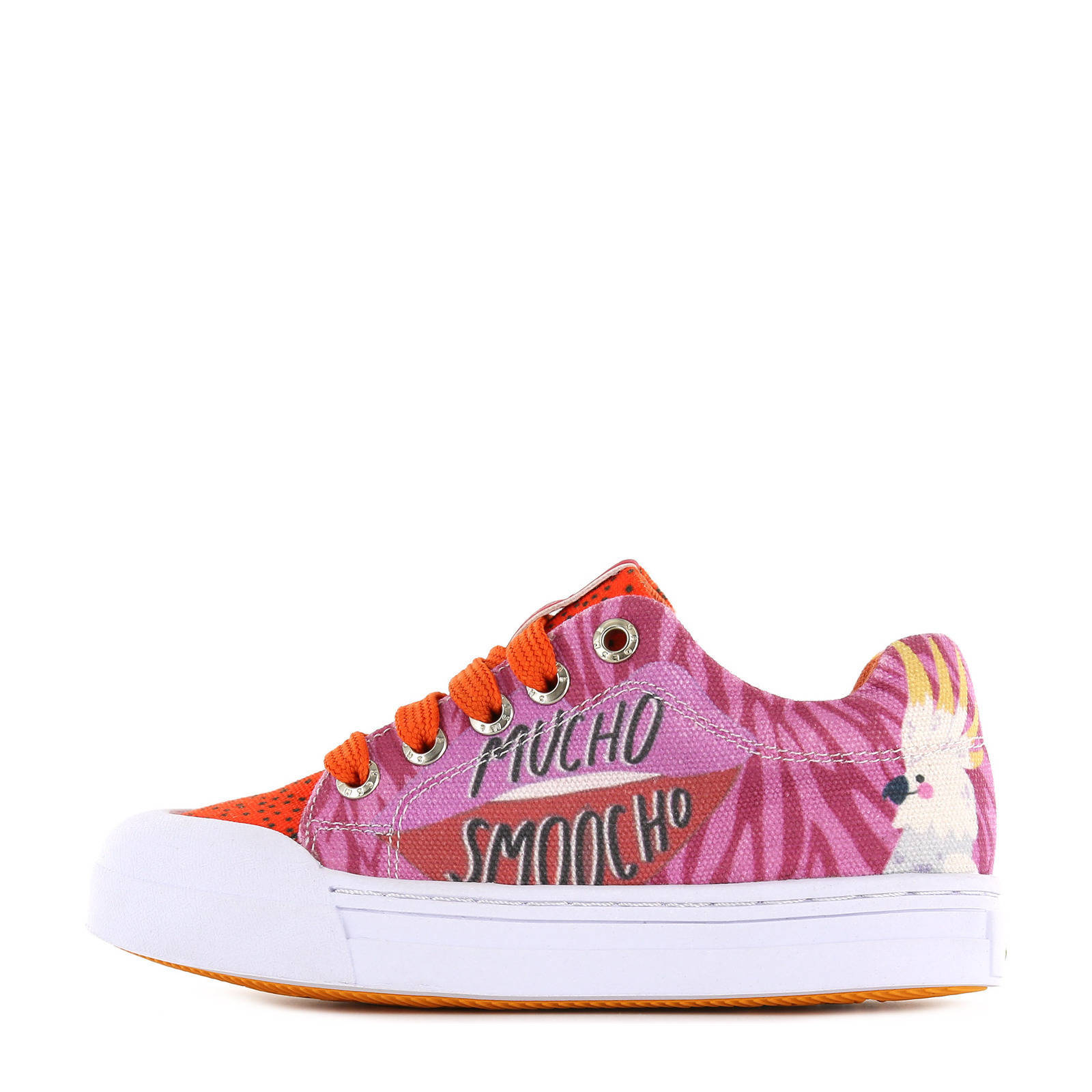 Go Banana's Mucho Smoocho sneakers roze/oranje | wehkamp