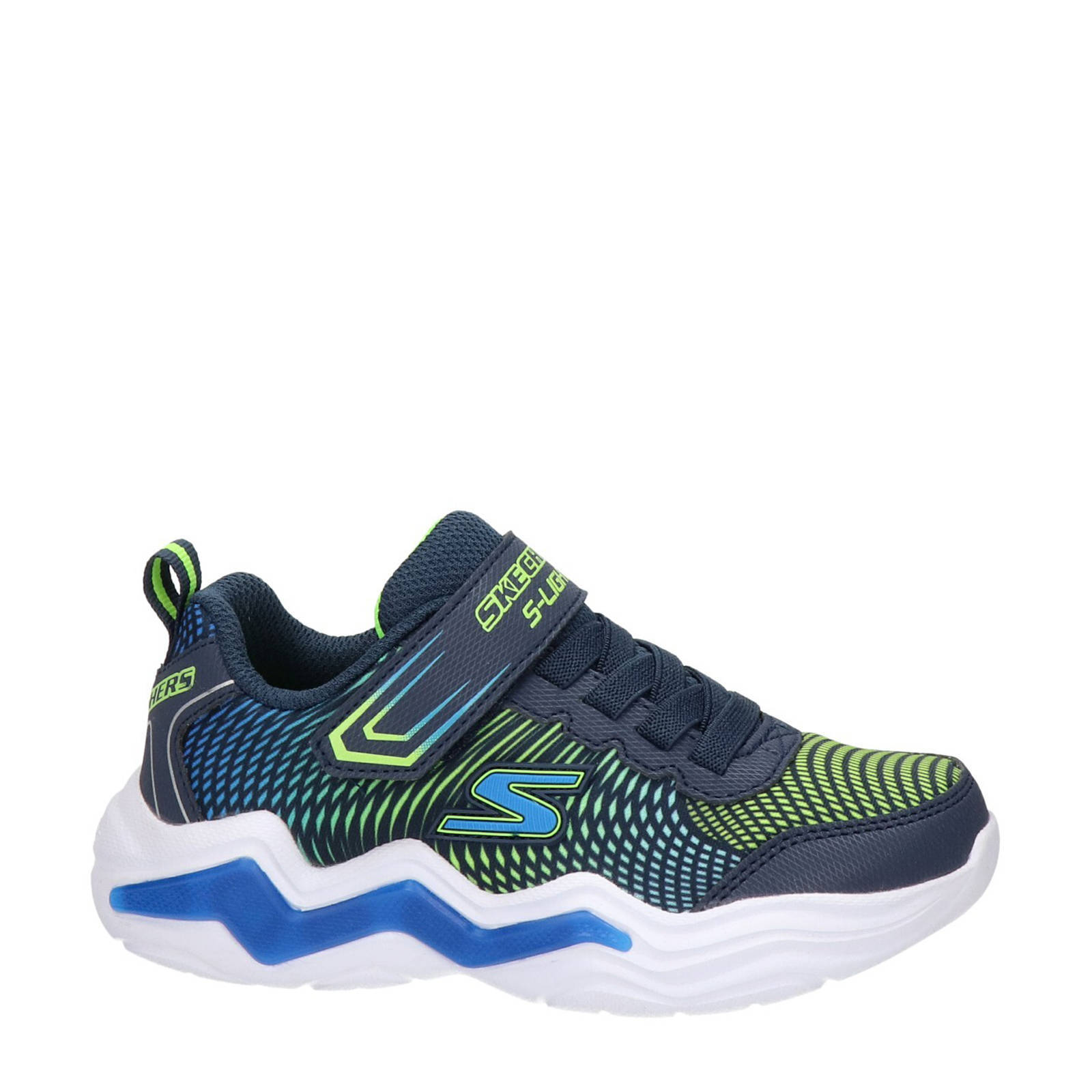 Skechers S-Light sneakers met lichtjes blauw | wehkamp