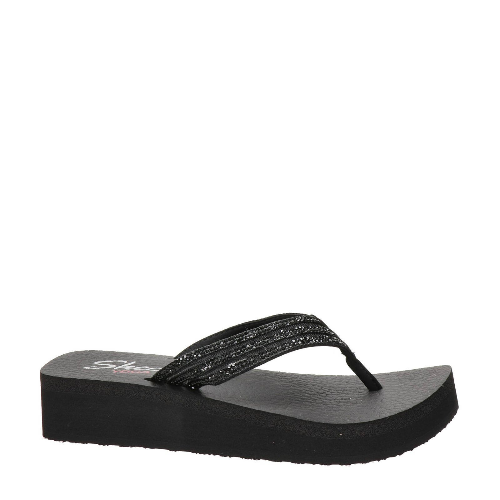 Teenslippers discount met steentjes