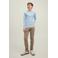 JACK & JONES JUNIOR slim fit chino broek JJIMARCO beige