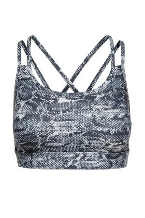 level 1 sportbh Majvi blauw/lichtgrijs