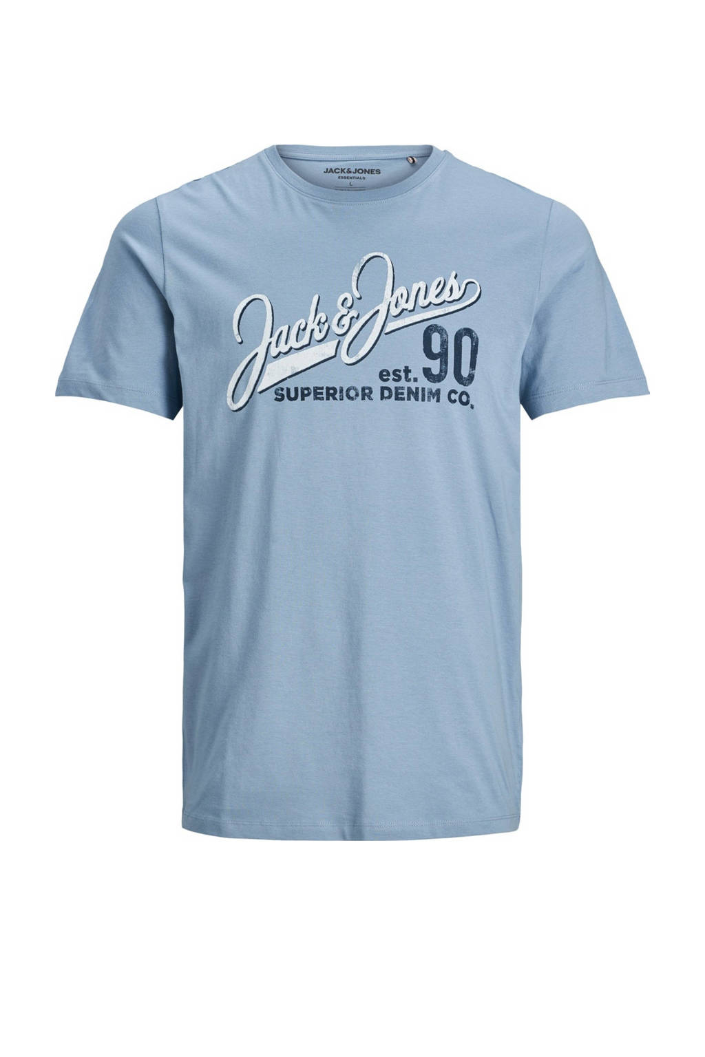 JACK & JONES JUNIOR T-shirt met logo lichtblauw, Lichtblauw