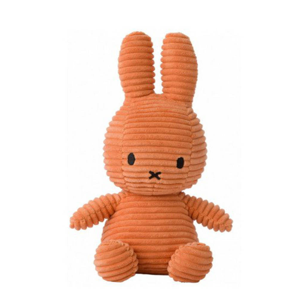 nijntje Miffy Sitting Corduroy Pumpkin knuffel 23 cm