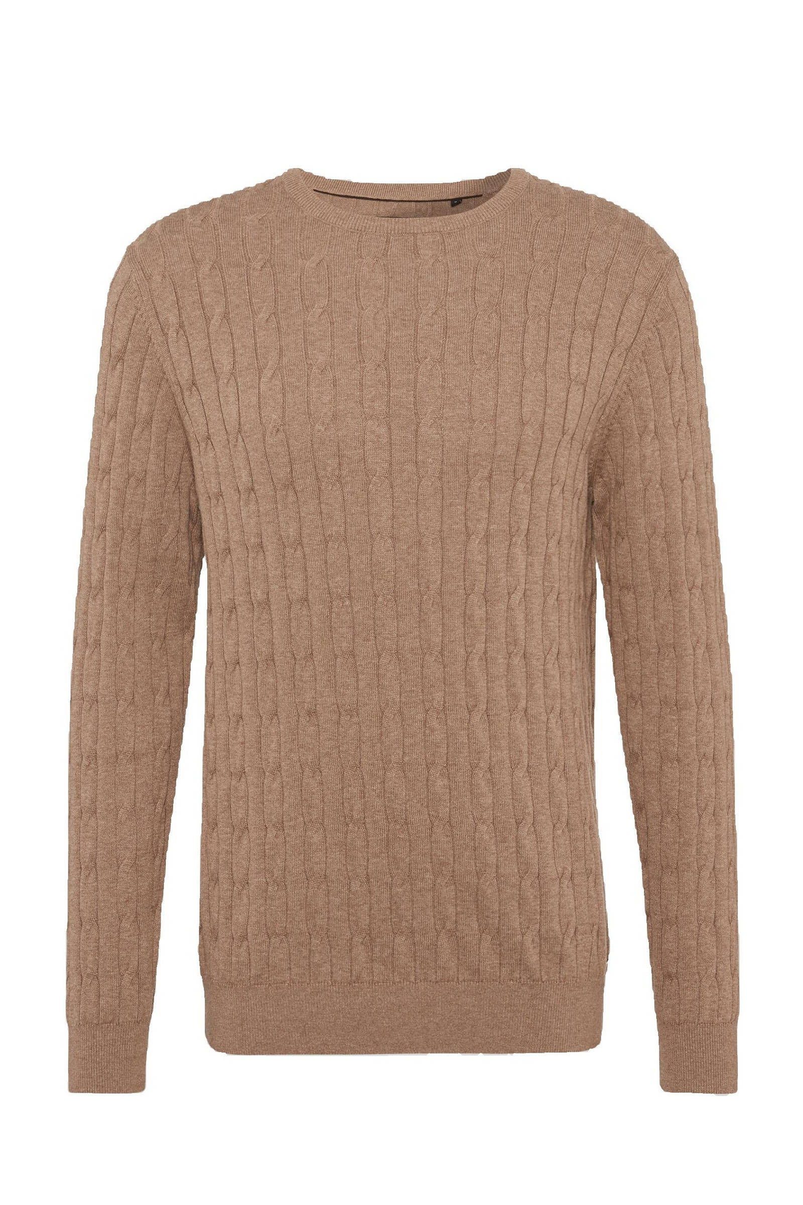 C&A kabeltrui met wol beige | wehkamp C&A kabeltrui met wol beige | wehkamp