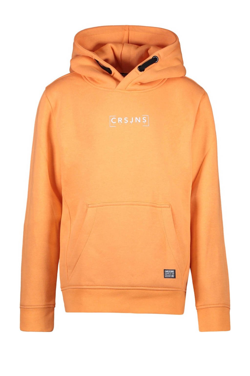 Cars hoodie Samuel met logo oranje, Oranje