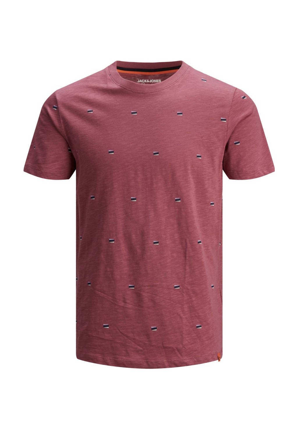 JACK & JONES JUNIOR T-shirt Logon donkerrood, Donkerrood