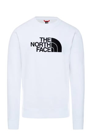 sweater Drew Peak met logo wit/zwart