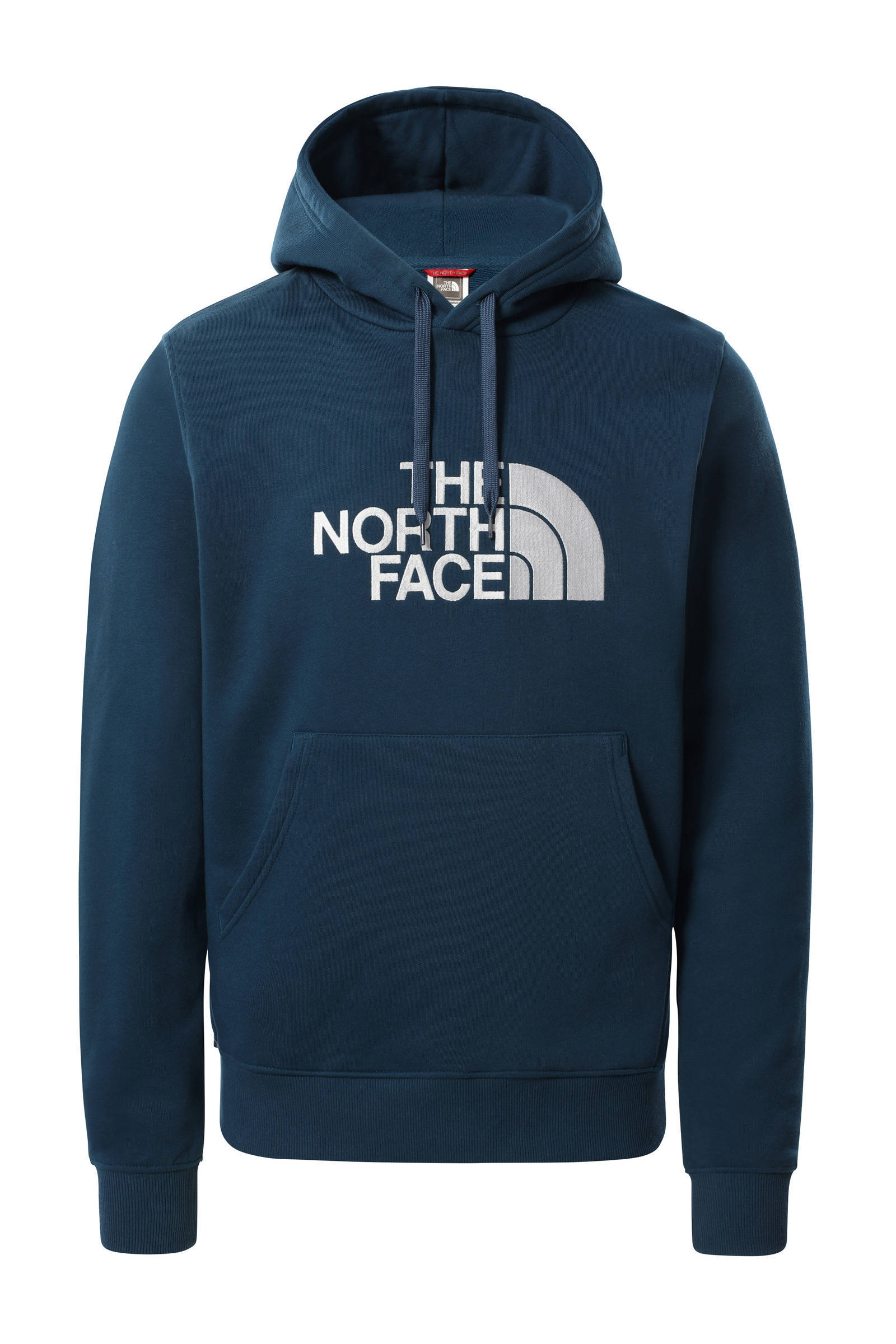 the north face hoodie blauw