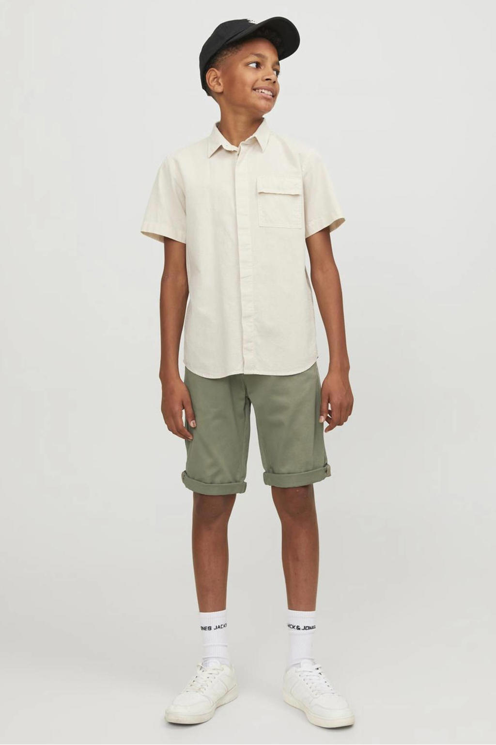 JACK & JONES JUNIOR bermuda JJIBOWIE groen