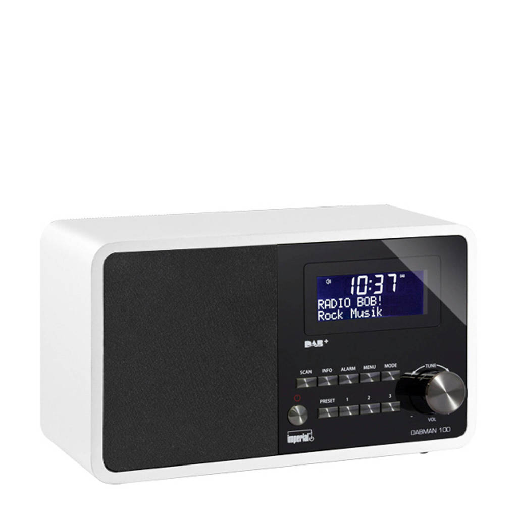 Imperial Dabman 100 DAB+ radio (wit), Wit