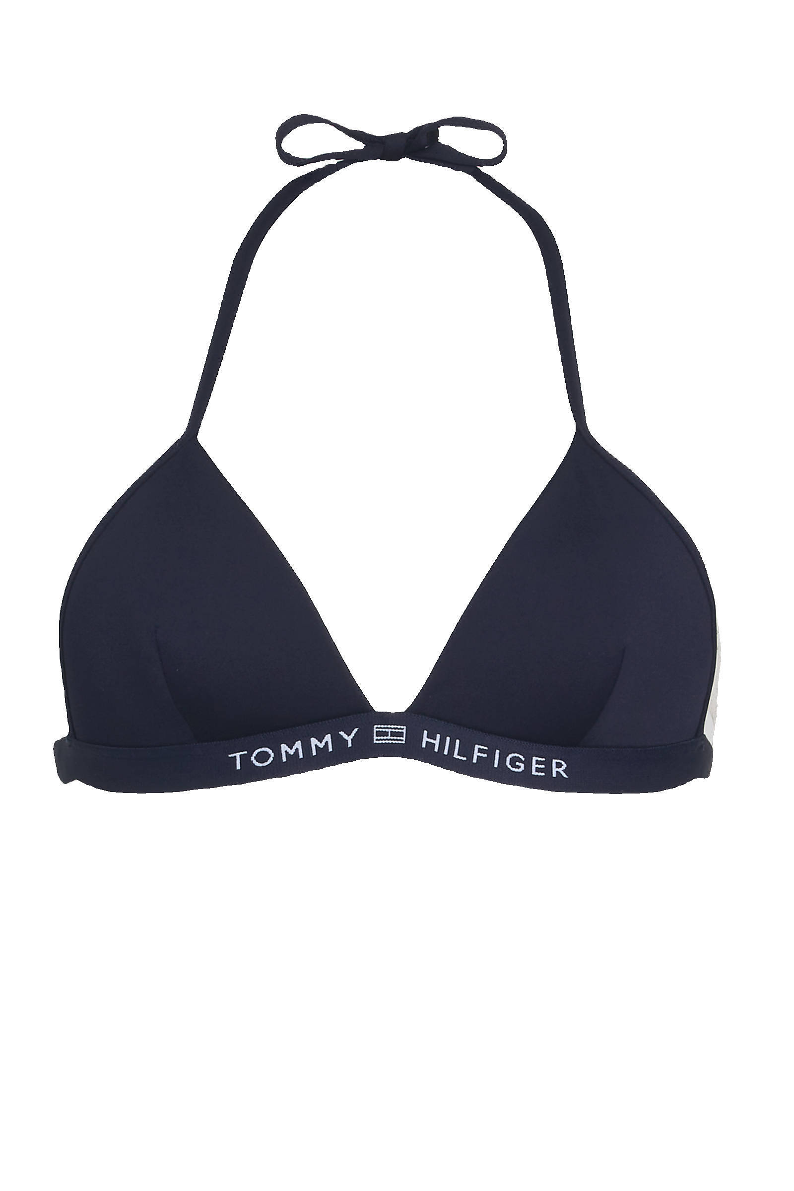 Tommy Hilfiger Swimwear Triangel bikinitop met logoband online kopen