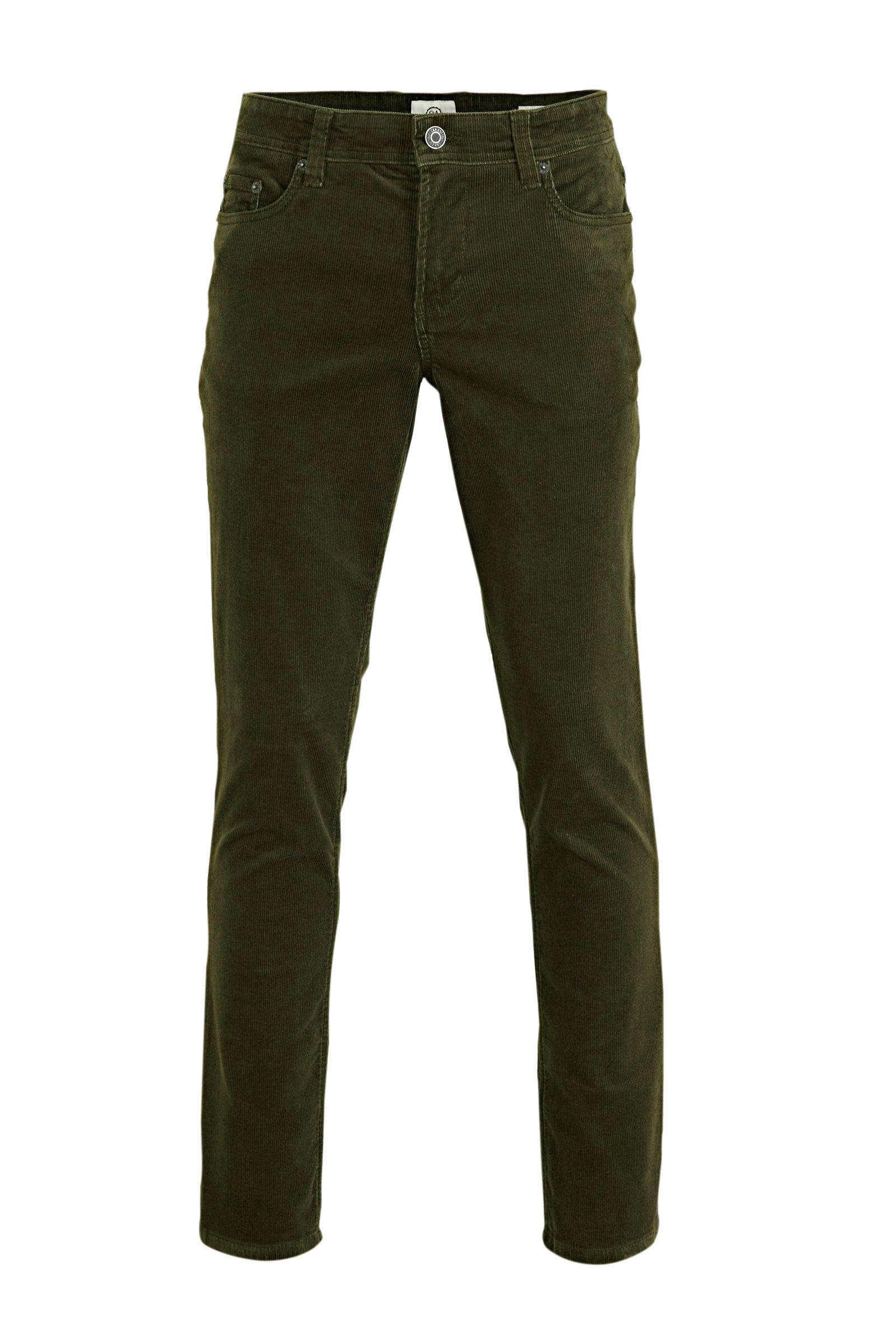 C\u0026A Canda corduroy broek kakigroen | wehkamp
