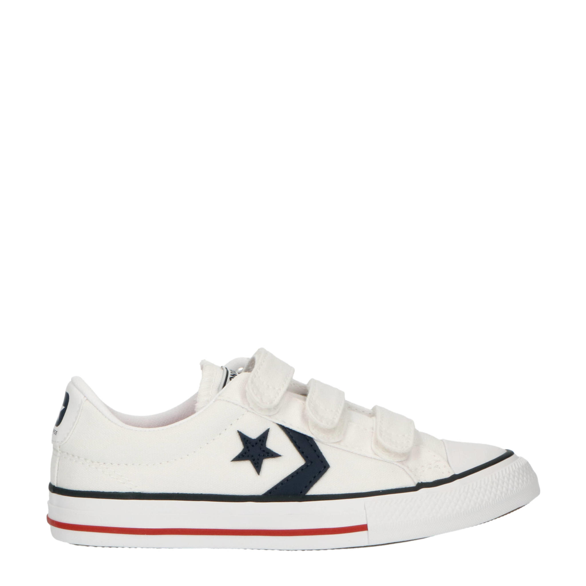 Converse Chuck Taylor All Star Platform Layer sneakers wit/blauw/rood ...