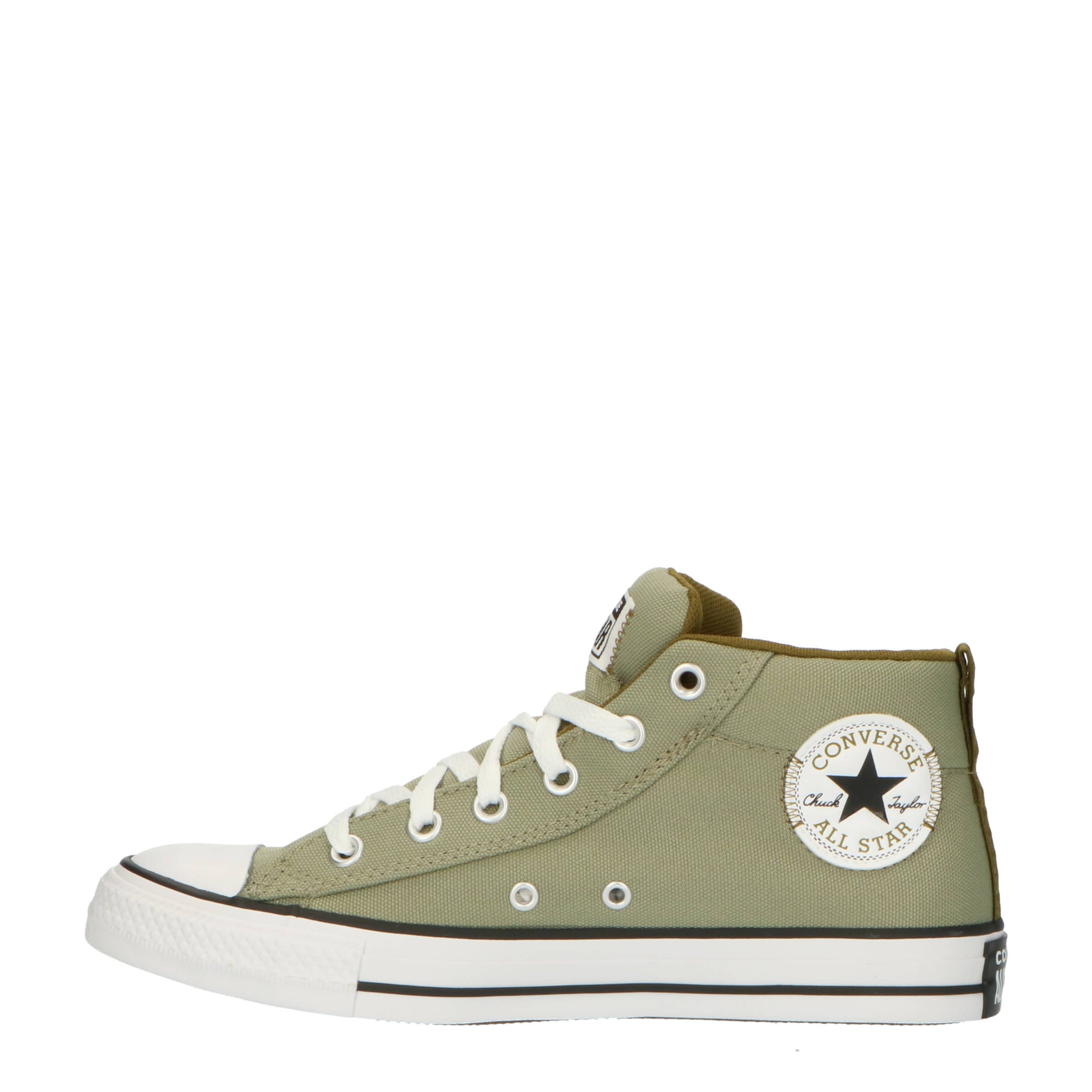 Converse Chuck Taylor All Star Street sneakers kaki/donkergroen | wehkamp