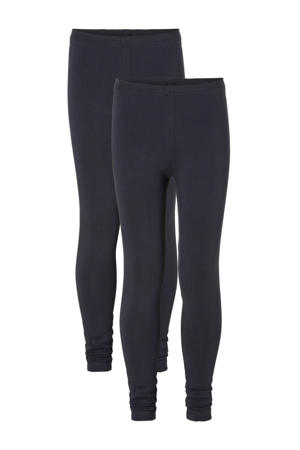 legging - donkerblauw (set van 2)