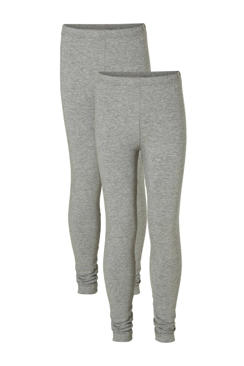whkmp's own legging - grijs melange (set van 2)