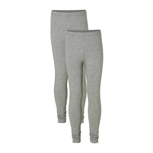 whkmp's own legging - set van 2 grijs melange afbeelding