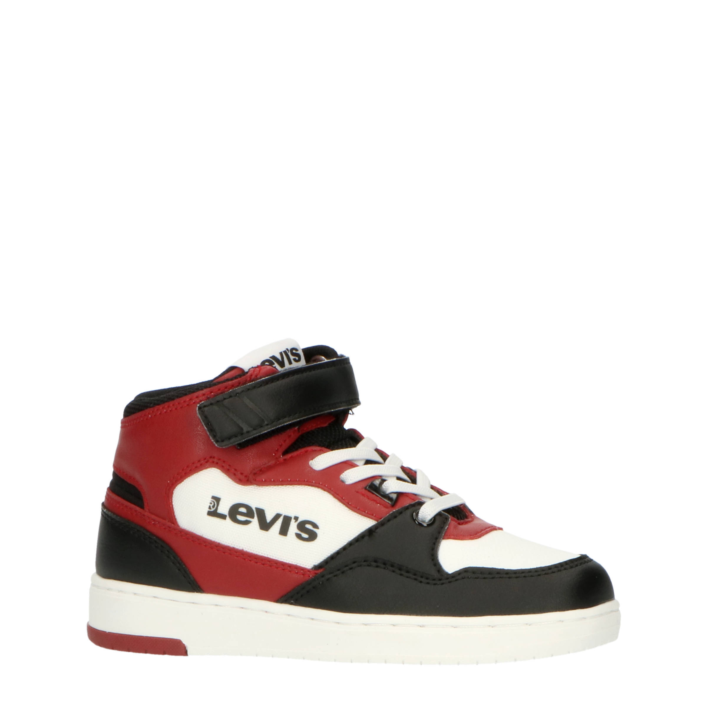 Levi's Levi&apos;s Sneakers BLOCK MID VEL K VIRV0012T Zwart / Rood-28 maat 28 online kopen