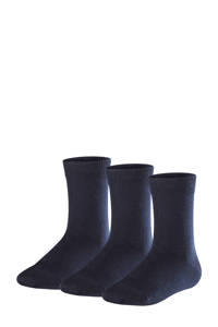 FALKE Family sokken - set van 3 donkerblauw, Donkerblauw