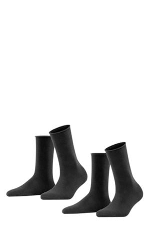 Happy sokken - zwart (set van 2)