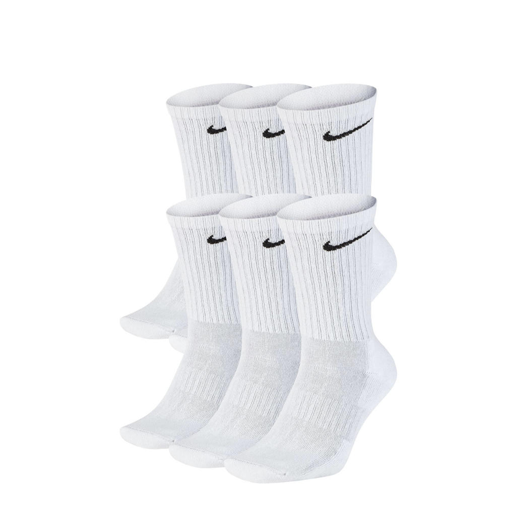 Nike sokken Everyday Crush- set van 6 wit