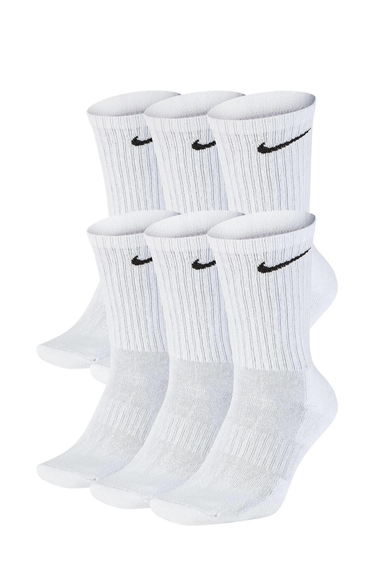 Situatie beddengoed uitgebreid Nike sokken Everyday Crush- set van 6 wit | wehkamp