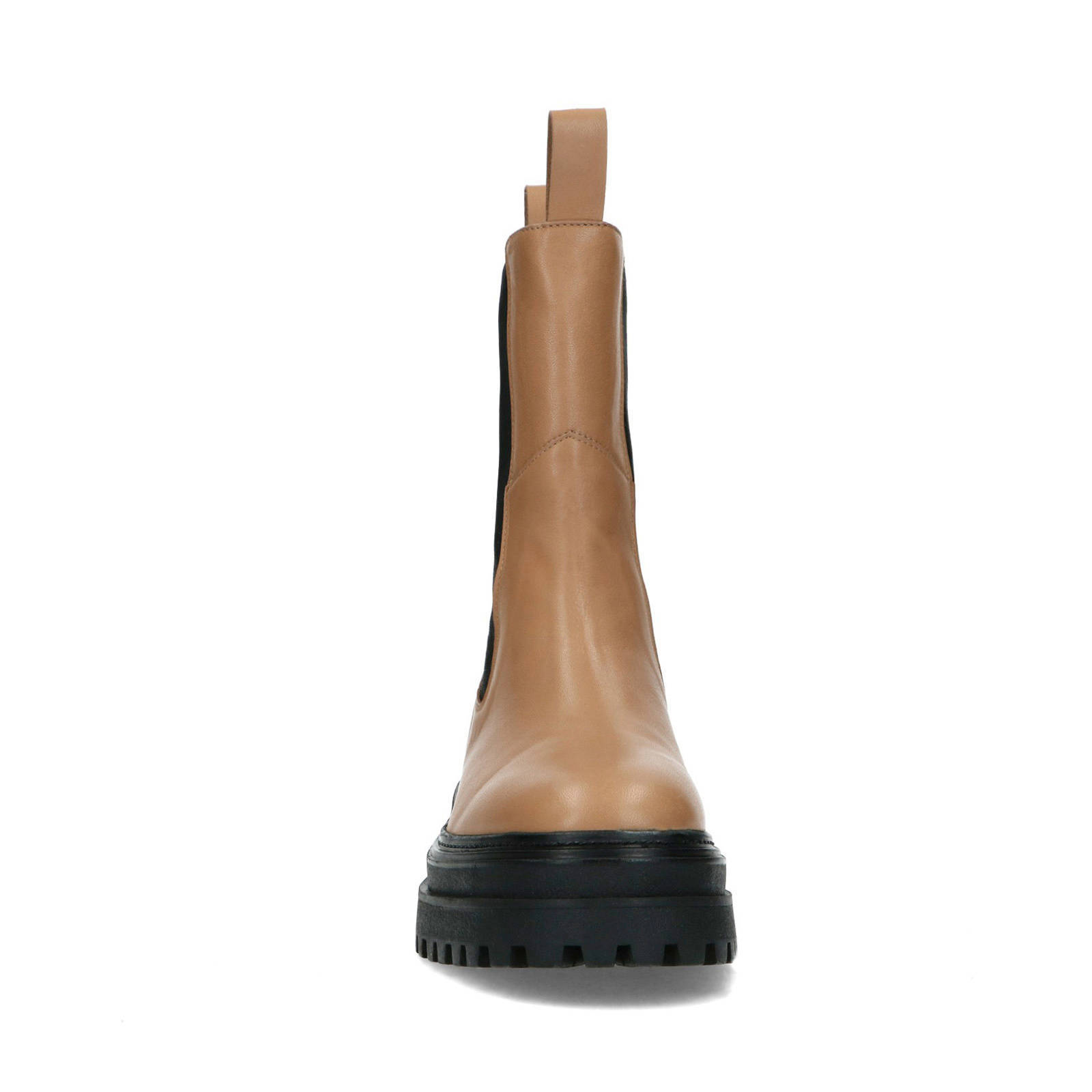 Sacha hoge leren chelsea boots camel | wehkamp