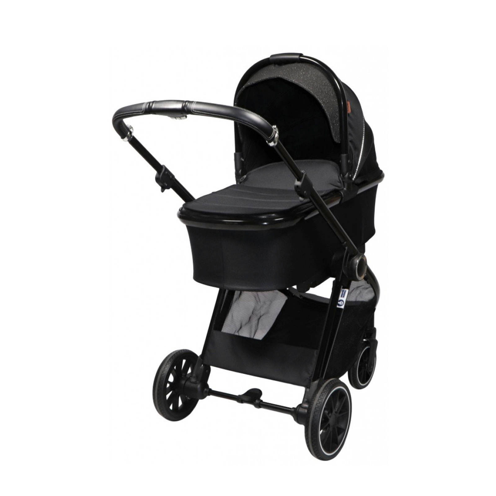 Ding Fenix Kinderwagen Black/Black | wehkamp