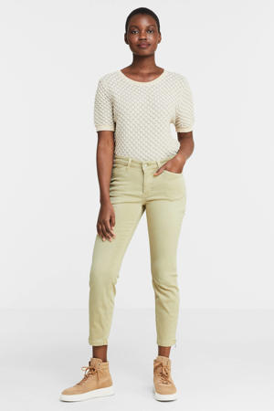 cropped straight leg jeans Dream Chic smoothy beige