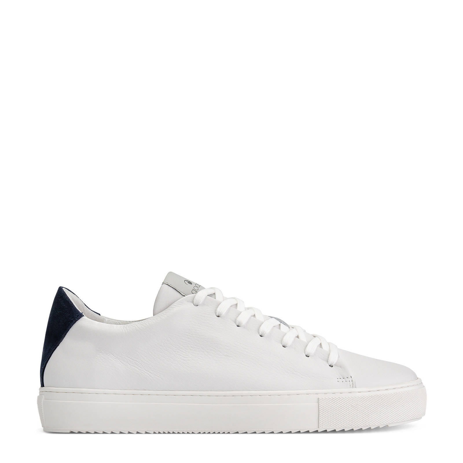 Goosecraft Jason leren sneakers wit blauw