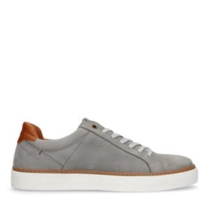 nubuck sneakers grijs/taupe