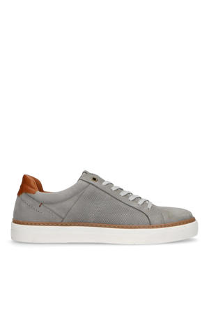 nubuck sneakers grijs/taupe